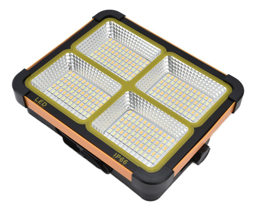 Led De Trabajo Solar De 4 Modos, Recargable, 1000 W, Resiste