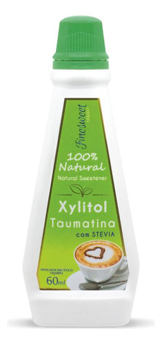 Xylitol Taumatina Com Stevia Airon 60ml