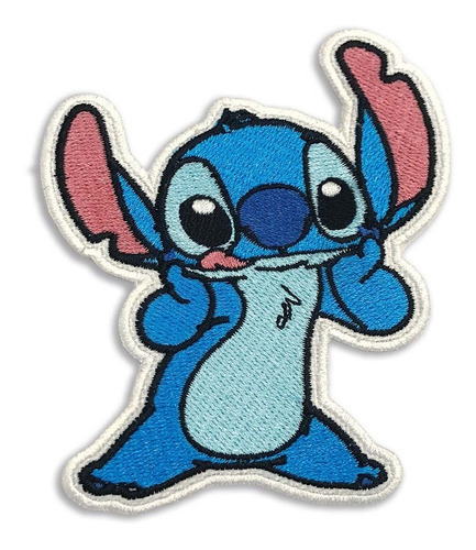 Parche Bordado De Lilo Y Stitch 16 Cm Termoadhesivo Aplique