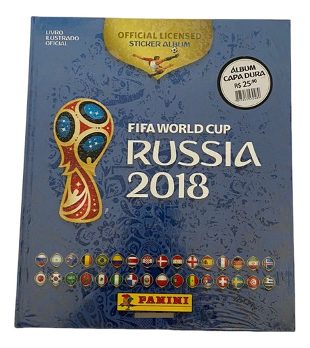 Album Vazio Da Copa Do Mundo 2018 - Novo - Russia