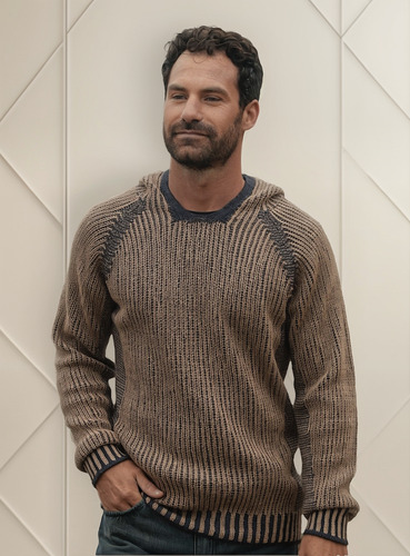 Sweater Canguro Con Capucha Mauro Sergio Art. 236