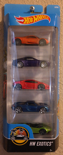 Hot Wheels Hw Exotics 5 Pack  2017 Usa