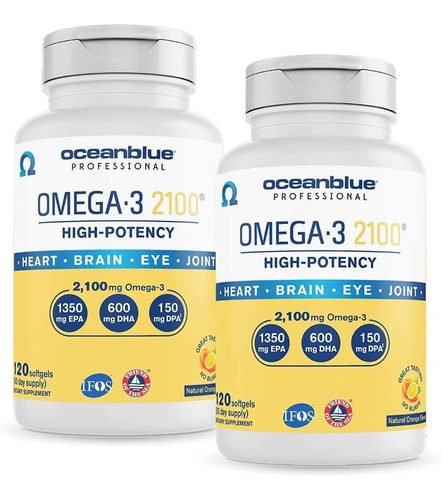 Omega 3 - 120 Caps Blds 60 Ser - Unidad a $2225