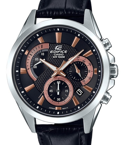 Relógio Casio Edifice Masculino Couro Efv-580l-1avudf