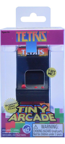 Pequeña Arcade Tetris, Multicolor, 3.75 Pulgadas