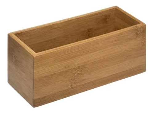 Caja Organizadora Rectangular Grande De Madera