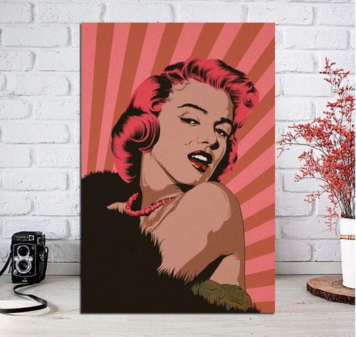 Vinilo Decorativo 30x45cm Marilyn Monroe Pop Art Pin Up