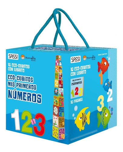 Mis Primeros Números, Col. Eco Cubitos, Libro + Cubos Puzle