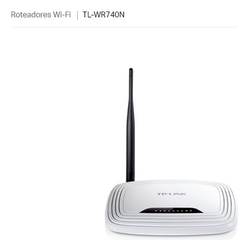 Roteador Wireless 150mbps Tl-wr740n Antena 5dbi