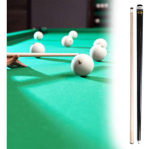 Cue De La Piscina 13 Mm Consejo Ball Profesional 1/2 Negro