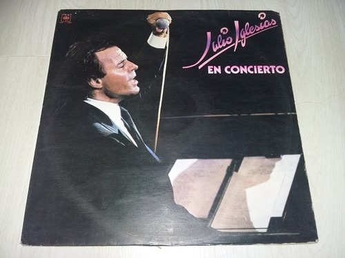 Lp Vinilo Disco Acetato Vinyl Julio Iglesias En Concierto