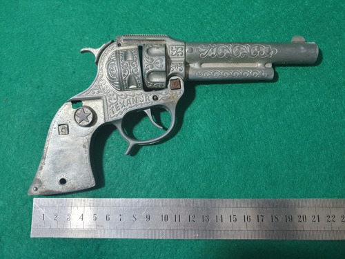 Pistola De Chinampinas De Rollo Vintage Modelo Texas Junior 