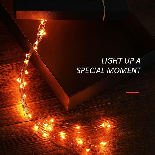 Ariceleo Mini Halloween Fairy Lights Battery Operate, 2 P...