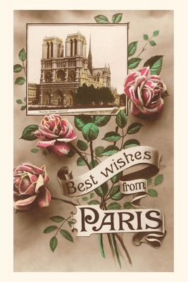 Libro Vintage Journal Best Wishes From Paris, Notre Dame ...
