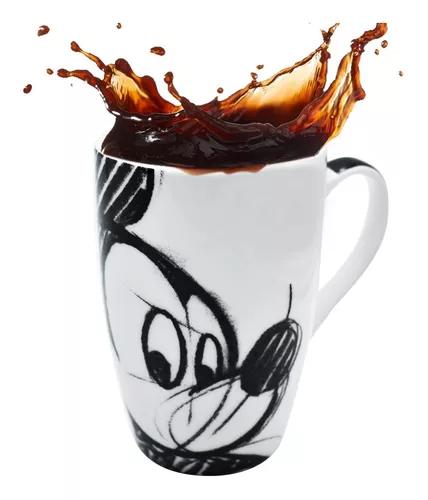 Taza Grande Para Cafe Disney Mickey Mouse Porcelana 500ml