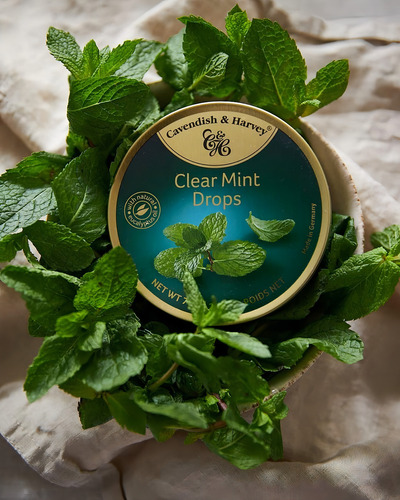 Lata Caramelos Cavendish & Harvey Clear Mint Drops Menta200g