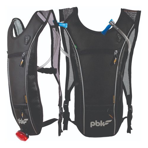 Mochila passeio Pro Bike Hydrat Titanium cor preto 2L