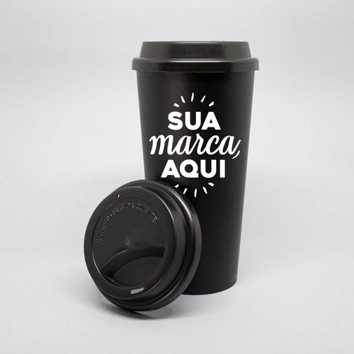 Kit 100 Copos Bucks 550ml - Copo Para Café E Bebida Quente 