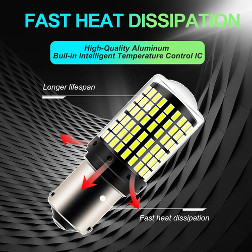 Ampolleta Led Retroceso, Freno, Intermitentes 144 Led