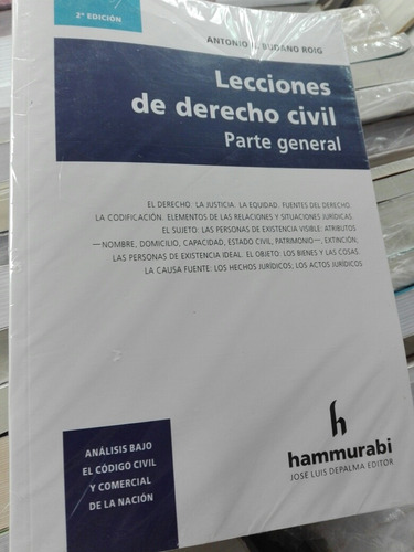  Roig Lecciones De Derecho Civil. Parte Gra