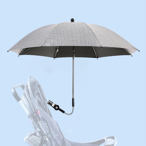 Cochecito De Bebé Ajustable Cochecito De Niño Gris