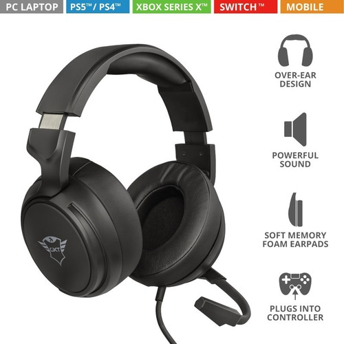 Imagen 7 de 10 de Auriculares Gamer Trust Gxt 433 Pylo Pc Consolas 3.5mm Plug