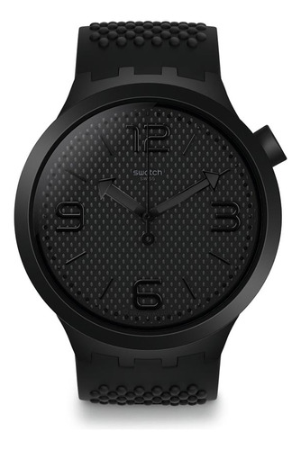 Reloj Swatch Bbblack De Silicona So27b100