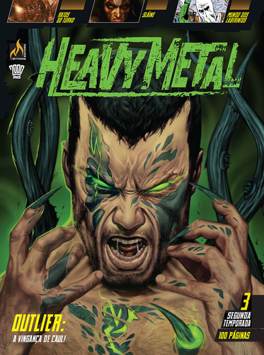 Heavy Metal 2º temporada - Episódio 3, de Mills, Pat. Editorial Edições Mythos Eireli, capa mole em português, 2019