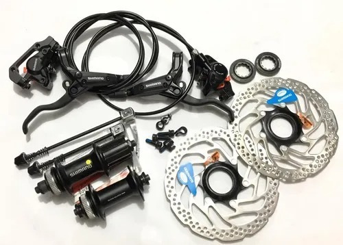 Freio A Disco Hidraulico Shimano Alivio Br-m446 Completo Pto