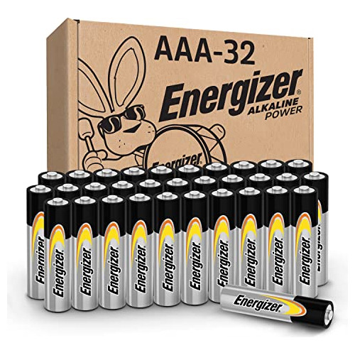 Alkaline Power Aaa Batteries (32 Pack), Longlasting Tri...