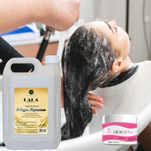 Shampoo Neutro Capilar De Lavatório 5l E Mascara Capilar