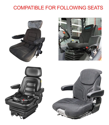 Funda De Asiento De Tractor Kubato Resistente Reposacab...