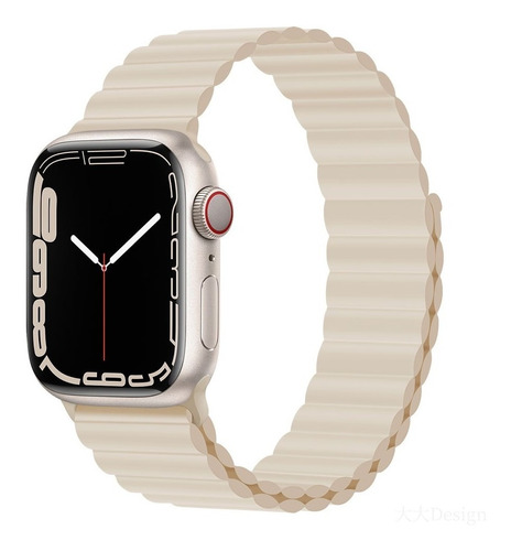 Malla Apple Watch 42/44/49mm Silicona Devia Magnetic - Cover