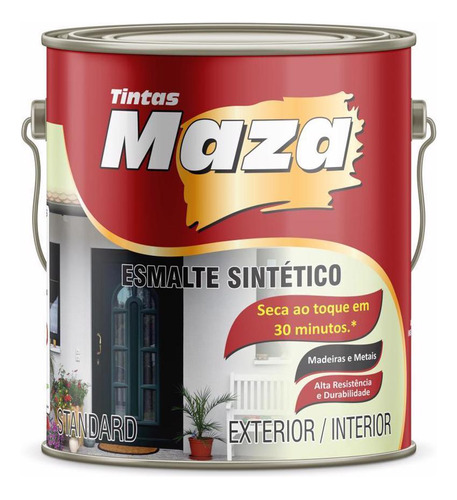 Tinta Esmalte Sintético Areia Standard 900ml Maza