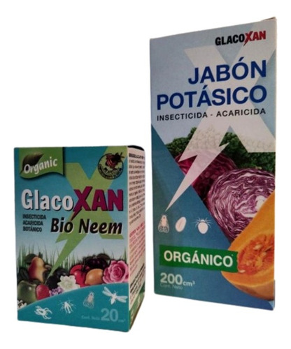 Aceite De Neem 20cc + Jabón Potásico 200cc, No Tóxicos, 