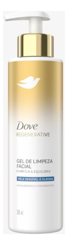 Dove Regenerative Gel De Limpeza Pele Sensível Oleosa 300ml Oleosa Dia/noite