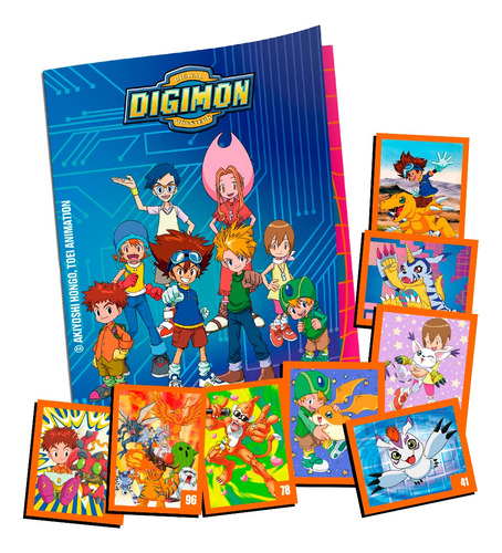Mini Álbum Digimon Adventure (set Completo)