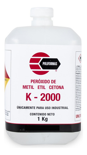  Endurecedor K2000 1 Lt Para Resina Poliéster