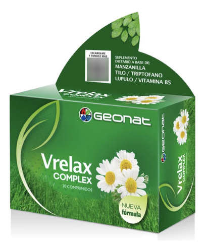 Vrelax Complex Manzanilla, Tilo, Etc Ansiedad, Stres