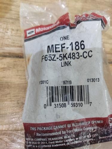 Suspensión Estabilizador Motorcraft Mef 186-f56-5k483-cc