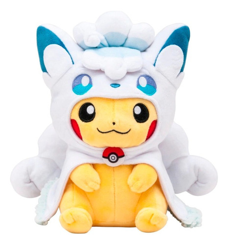 Pikachu Vulpix Alola Capa Pokemon Go Peluche Evee Para Niños