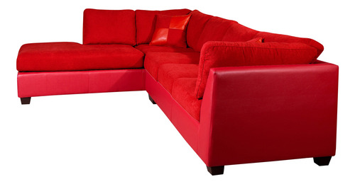 Sofá Seccional Padua Izquierdo Pu / Velvet Latam Home