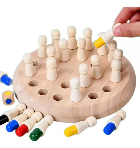 Juego De Mesa Montessori Didáctico De La Memoria De Madera