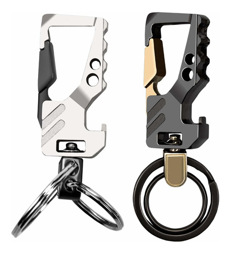 Llavero - Exsun Key Chains For Men Carabiner Keychain Heav