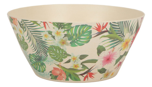Imagen 1 de 9 de Bowl Fibra Bambu 15 Cm Biodegradable Diseño Flores