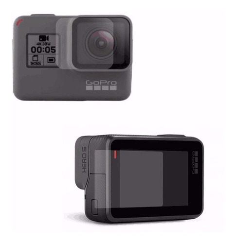 Película Protetora Gopro Hero 5 6 7 Black White E Hero 2018