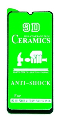 Imagem 3 de 8 de Pelicula Ceramica 9d + Pel Camera Compativel Moto G9 Plus