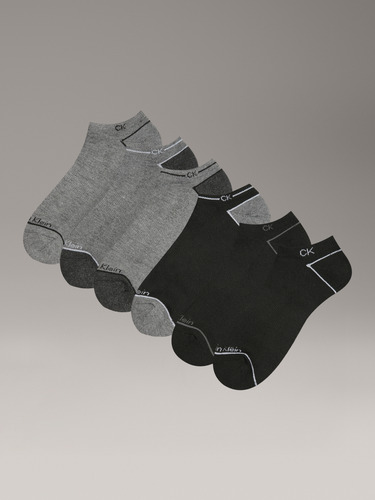 Pack 6 Calcetines Cushion N/show Gris Calvin Klein