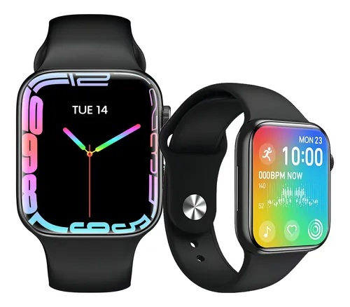 ISDEWATCH T900 pro max Reloj inteligente Smartwatch Bluetooth, Pantalla Táctil de 1.9 pulgadas Sensor Cardíaco y Oxígeno Llamadas Notificaciones Negro