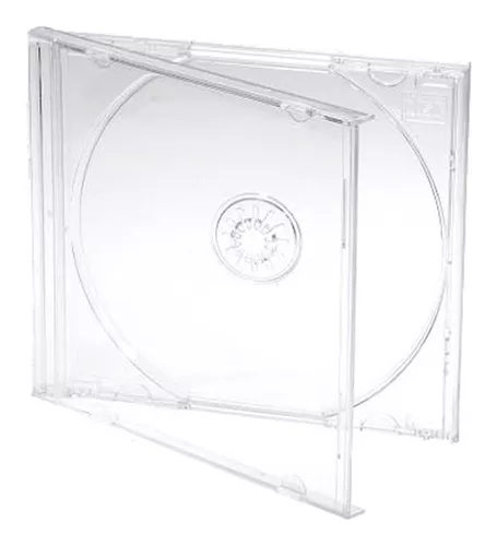 Caja CD Jewel Box Doble Bandeja Transparente – TDVChile